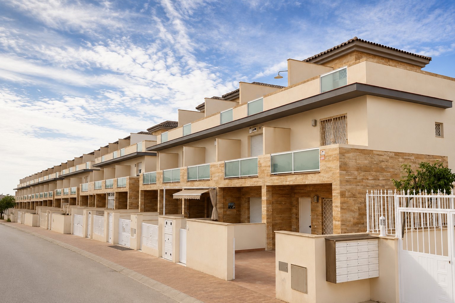 Promoción de viviendas construida por Priherma en Murcia